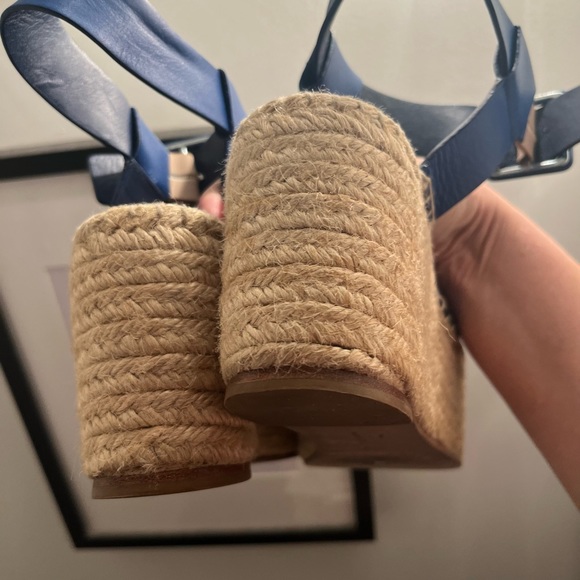 Céline buckle platform Espadrilles sandals SZ 39 9 - Picture 6 of 8